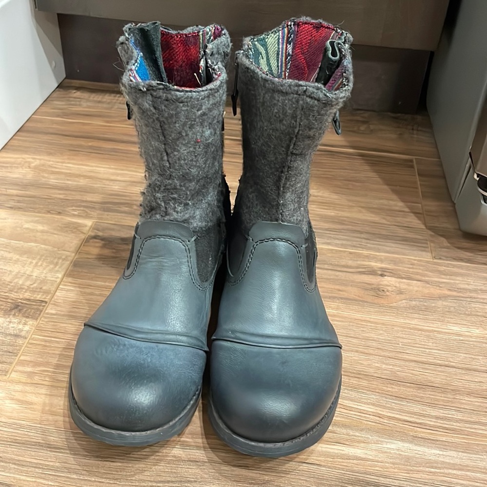 Free People Bunker Double Zipper Boots